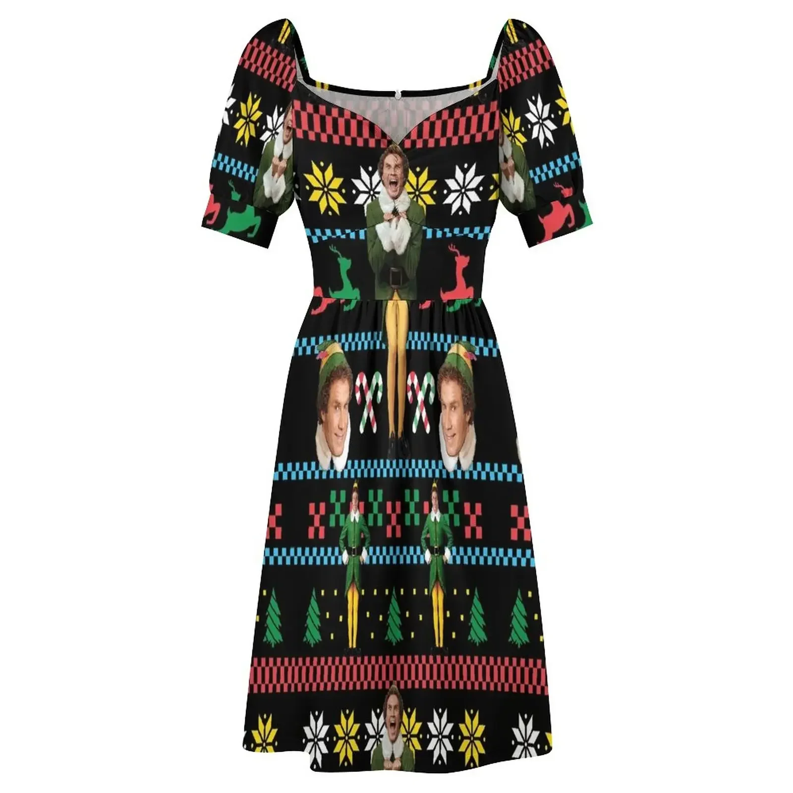 Уродливый рождественский свитер Buddy The Elf классический фильм забавный подарок