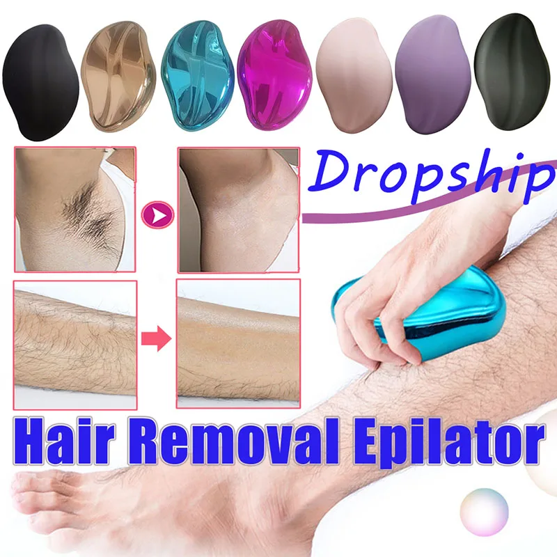 

Safe Painless Physical Hair Removal Epilators Hair Eraser for Body Arm Easy Cleaning Reusable Body Beauty Depilatory Tool 2022