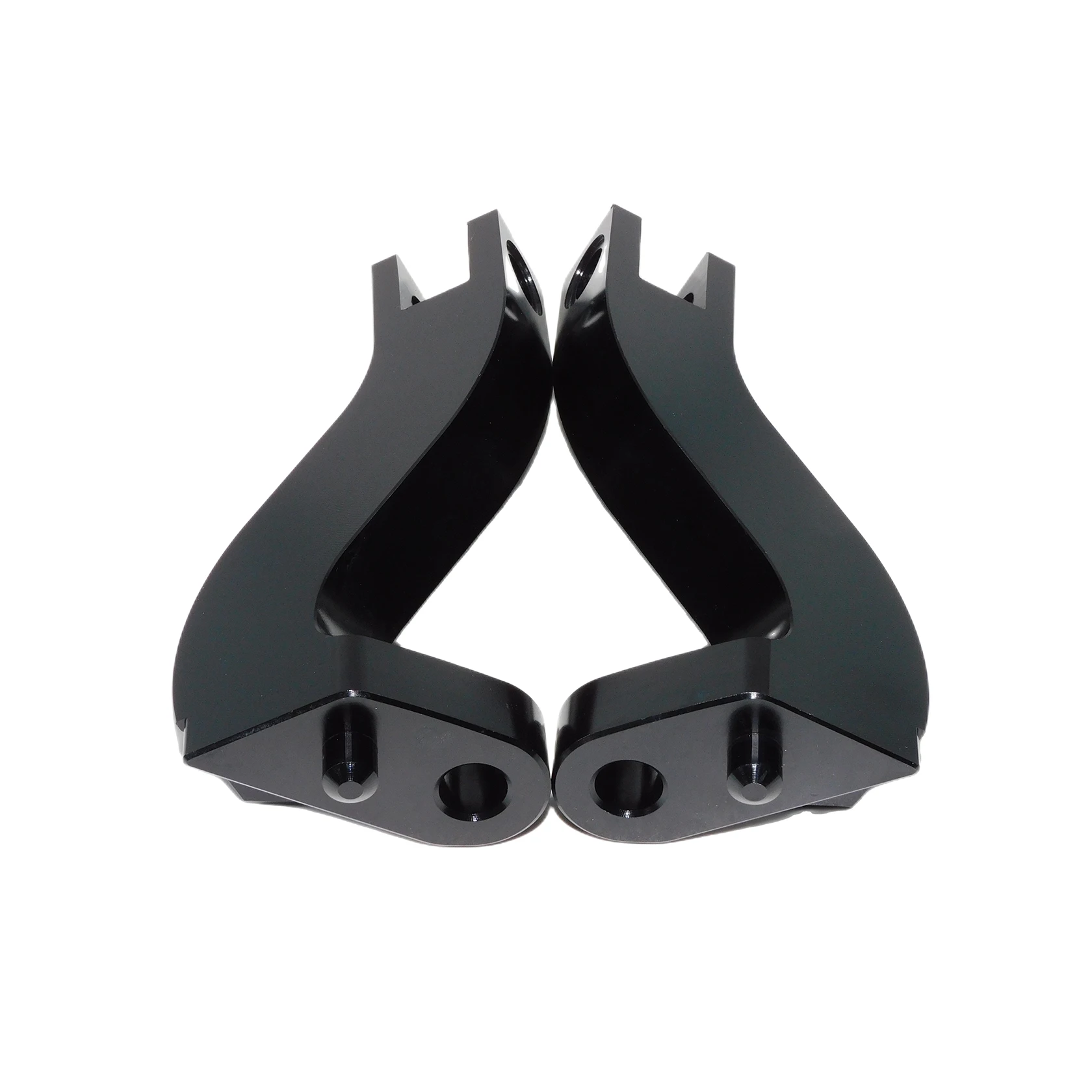 

Комплекты креплений на заднюю подножку пассажира мотоцикла, черный/хромированный для Harley Touring Road King Electra Street Glide Road Glide 1993-Up