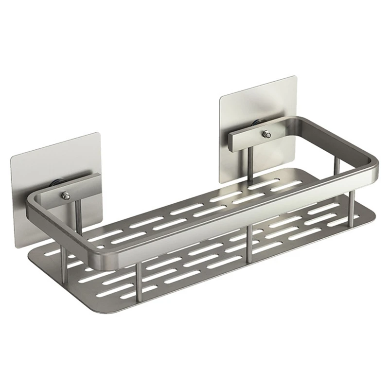 

Punch-Free Bathroom Shelf Corner Shelves Shower Storage Rack Kitchen Storage Organizer For Kitchen Bathroom Accessories