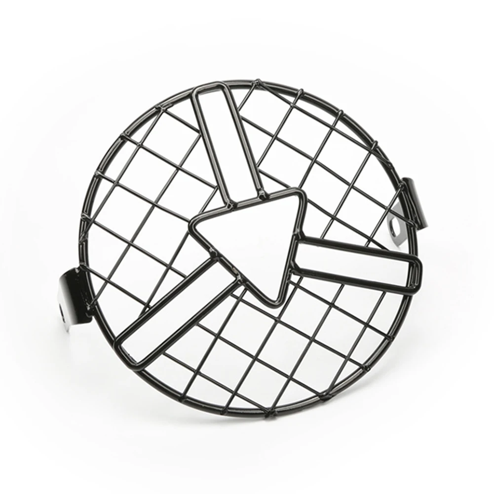 

Металлический защитный чехол для мотоциклетной фары, сетчатый абажур для мотоциклетной фары в стиле ретро, лампа для передней фары, 5,75 дюйм...