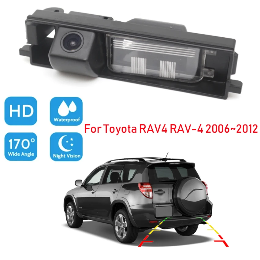 170 Degree HD CCD 1080x720P Special Vehicle Rear View Camera For Toyota RAV4 RAV-4 2006 2007 2008 2009 2010 2011 2012 Car