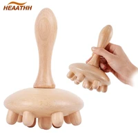 1pcs wood therapy mushroom massager anti cellulite lymphatic drainage fascia massage tools for neck back waist legs full body