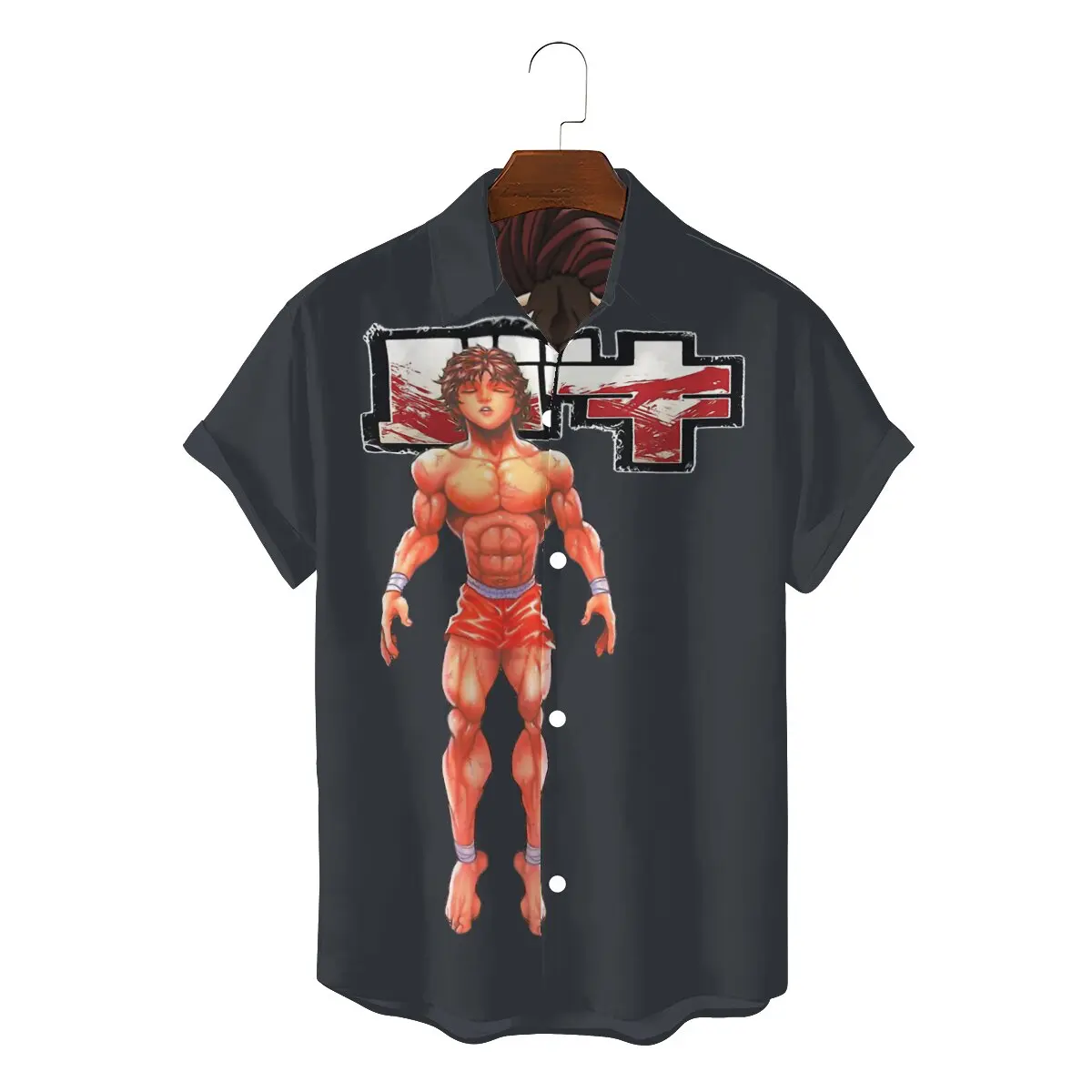 

Grappler Baki Hanma Yujiro Dou Manga 3D Shirt Muscle Elegant Shirts Leisure Men Clothes Ofertas Trendy