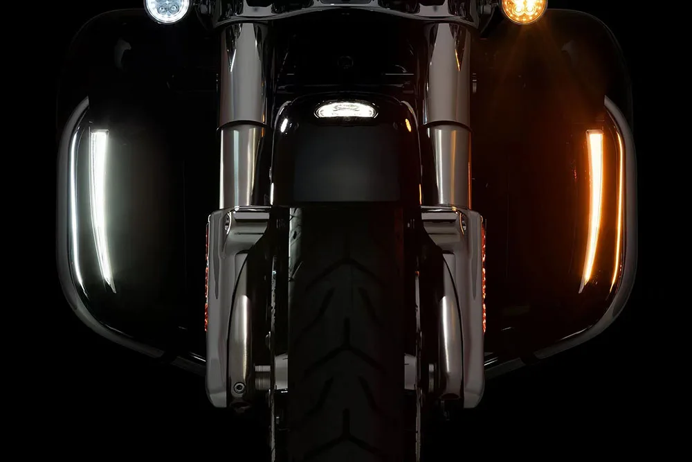 Новинка 2022 мотоциклетные НИЖНЫЕ ФОНАРИ для Harley Touring Electra Glide Ultra Classic Street FLHTCU Chrome