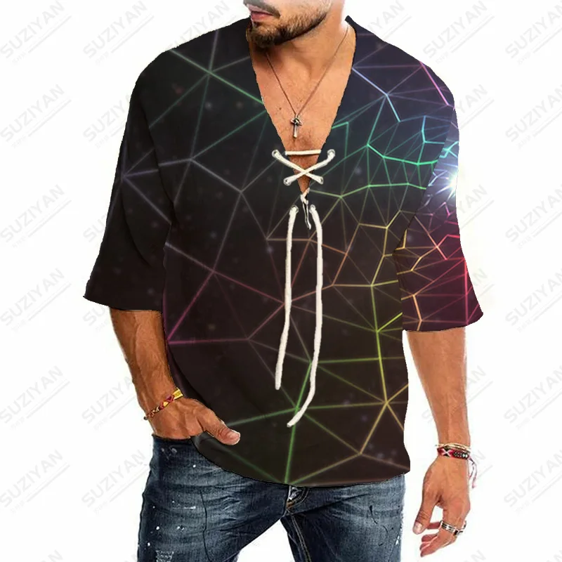 

Одежда, не требует глажки, цветной цветочный узел с 3D принтом, бестселлер, однотонный хиппи Y2K с узелком, доставка с коротким рукавом