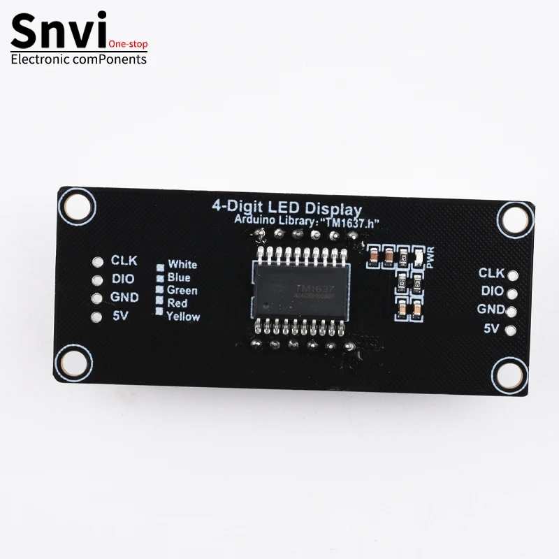 Модуль светодиодного дисплея TM1637 для Arduino 4-значный 7-сегментный 0 56 дюйма