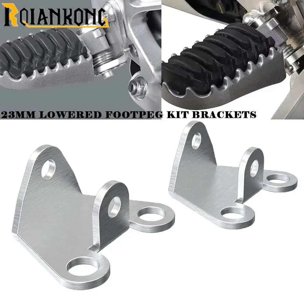 

For YAMAHA XTZ 700 TENERE 700 RALLY EDITION 2019 2020 2021 2022 2023 Motorcycle 23MM Lowered Footpeg Kit Brackets Accessories