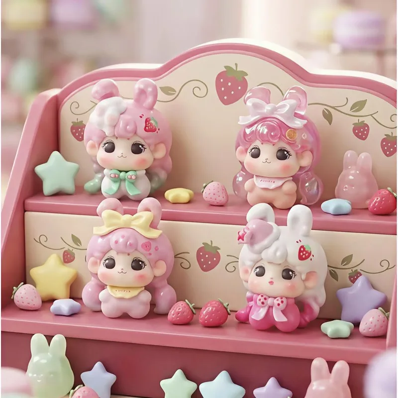 Фото Милая игрушка-антистресс Tookie Cute Bunny в слепом пакете/коробке, мини-фигурка Kawaii, настольное украшение для взрослых коллекционеров №4