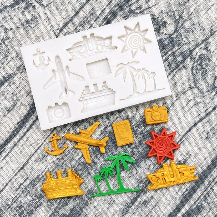 Самолёт корабль Кокосовая силиконовая форма для поделок Смола инструменты для фотографий мари рене гийоре как устроен самолёт