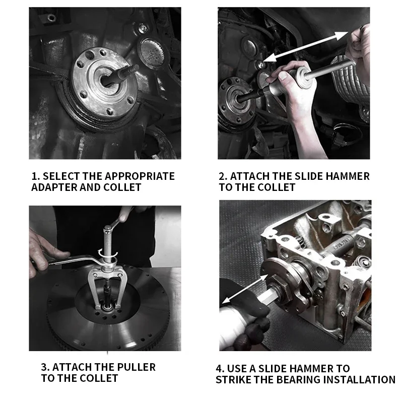 Съемник подшипников с внутренним отверстием набор из 16 предметов съемник