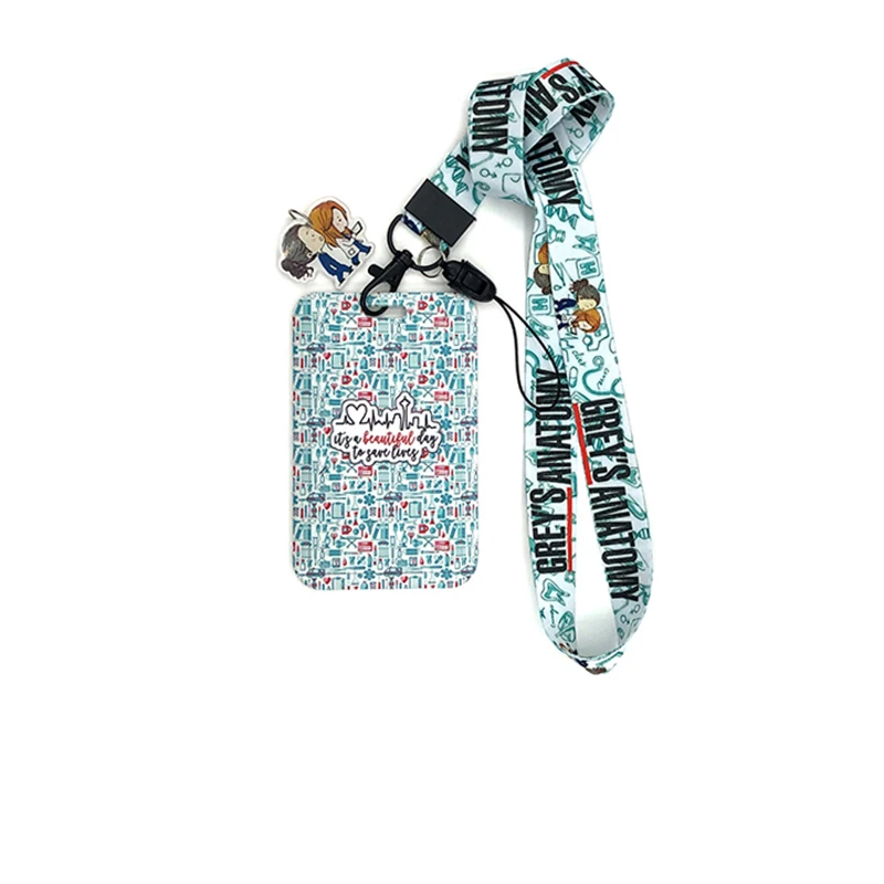 Новинка серая анатомия держатель для учеников доктора медсестры ремешки на шею