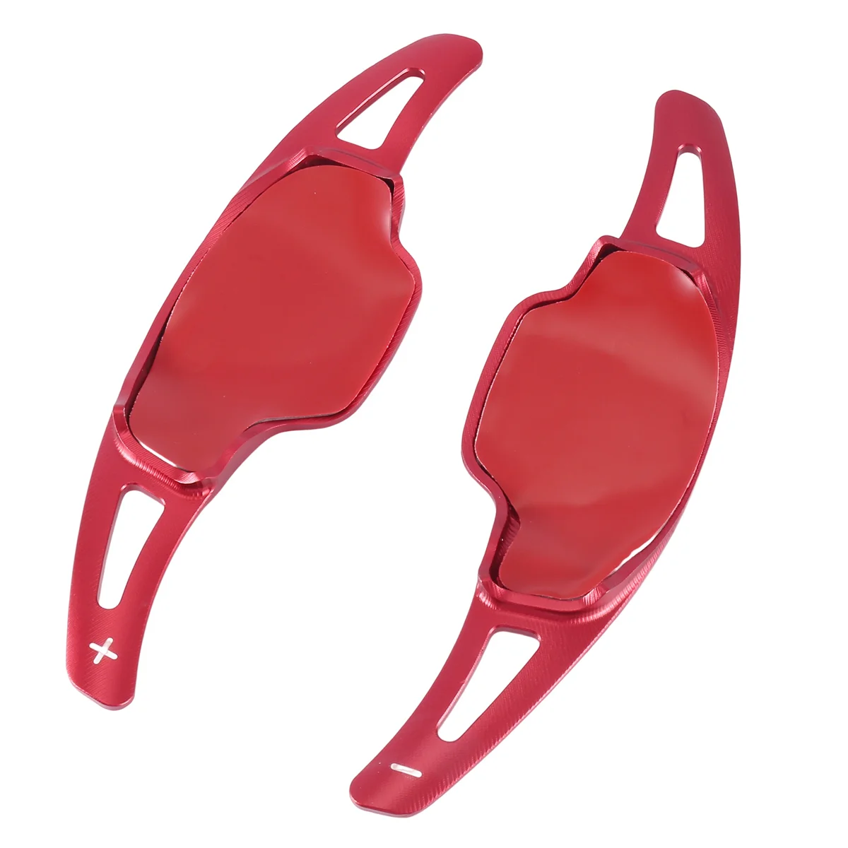 

2PCS/Pair Aluminum Steering Wheel Paddle Shifter Extension for Chevrolet Camaro 2017 2018 2019 Chevy C7 Corvette 2015-2019 (Red)
