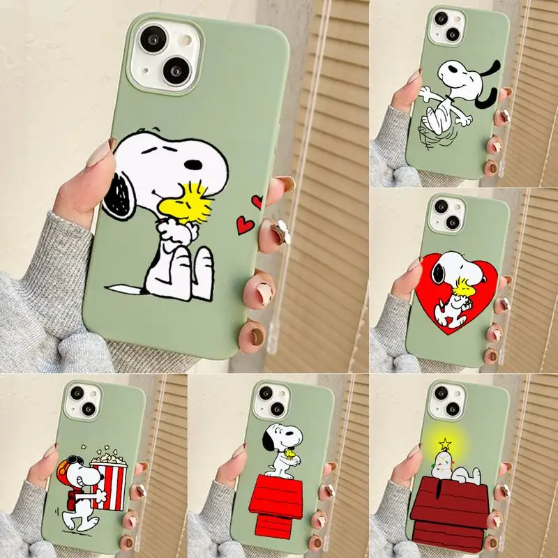 

Snoopy Phone Case For Iphone 7 8 Plus X Xr Xs 11 12 13 Se2020 Mini Mobile Iphones 14 Pro Max Case