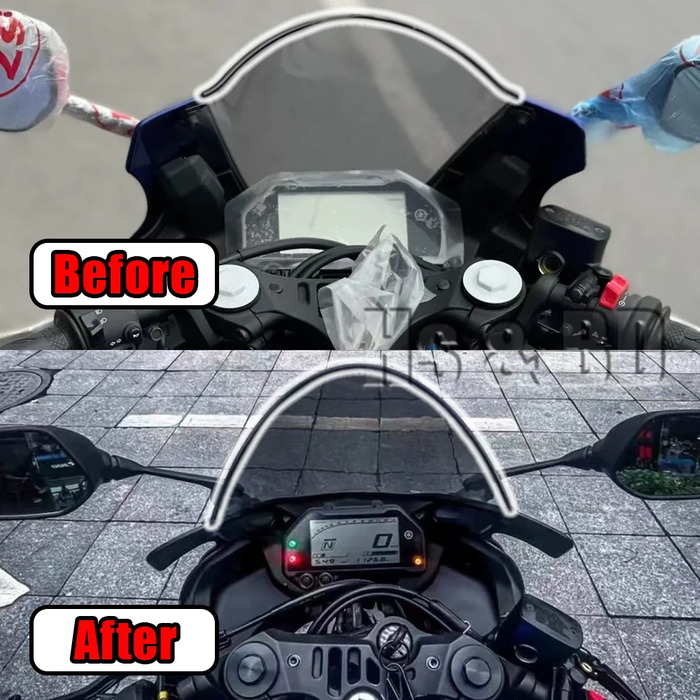 Ветровое стекло для мотоцикла YAMAHA R3 YZF-R3 ветровое увеличенное ветровой спойлер