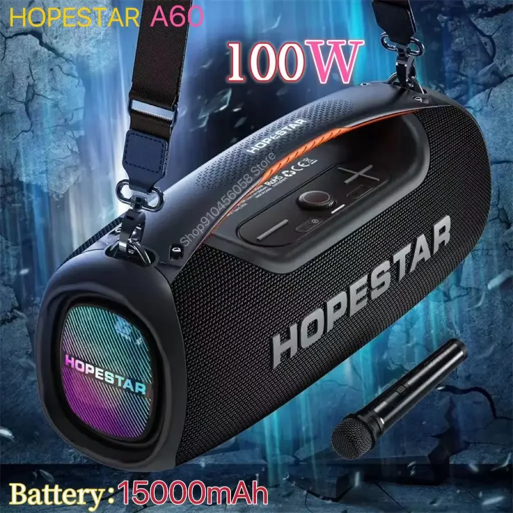 HOPESTAR A60 Bluetooth-динамик IPX6 Водонепроницаемый портативный беспроводной TWS стерео