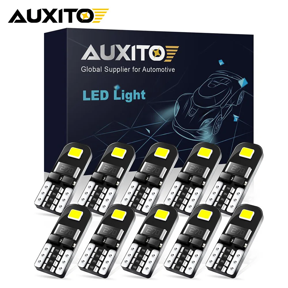 

Автомобильная лампа AUXITO T10 W5W, 10/2 шт., супер яркая, 194 лм, 12 В