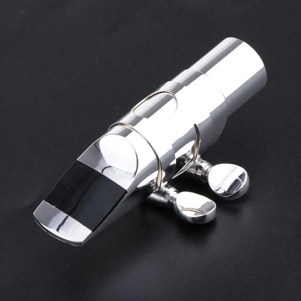 

Professional Tenor Alto Saxophone Sax Mouth Brass Mouthpiece Silver
