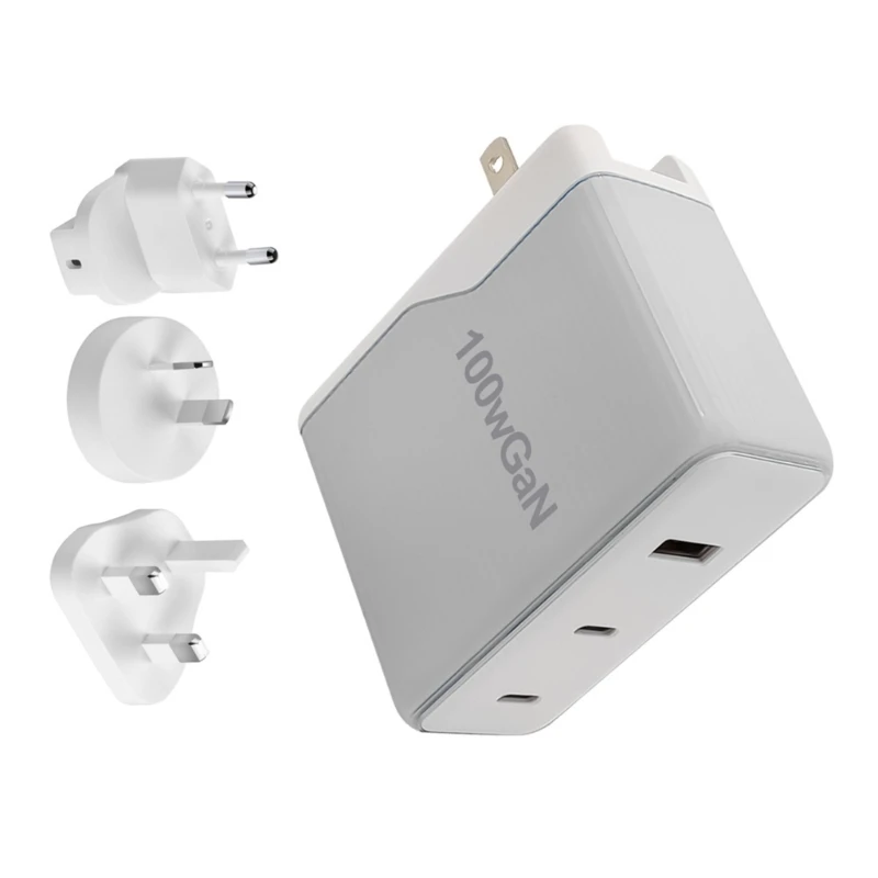 

100W GaN Type C PD QC3.0 Quick Charge Fast-charging For Phone Laptop USB Type C USB PD Wall