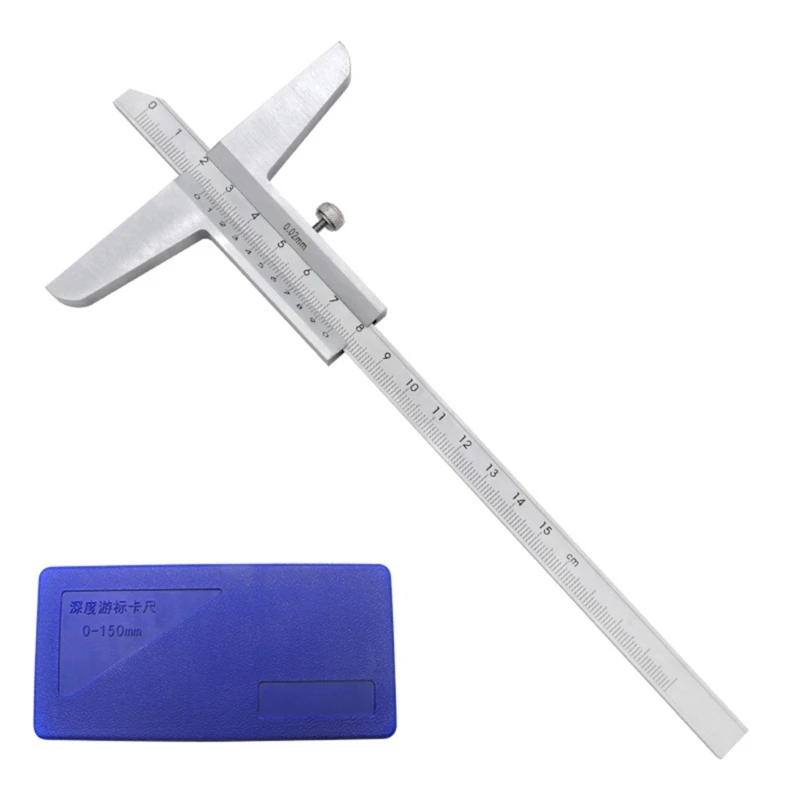 

Портативный штангенциркуль 0-150 мм, измерительный инструмент для измерения глубины, микрометр R7UA