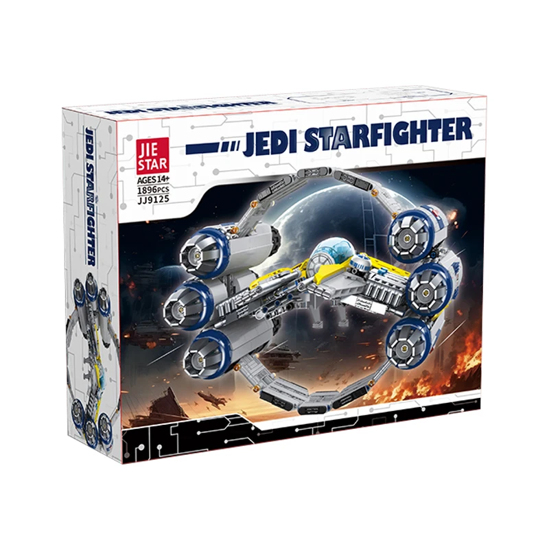Конструктор MOC JJ9125 Звездный Корабль модель космического корабля сборные Игрушки