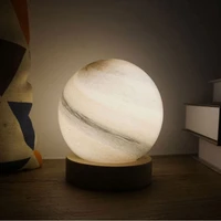 ins planet night light for home led bedside decoration round desk lamp creative gift usb rechargeable light most sold novelties