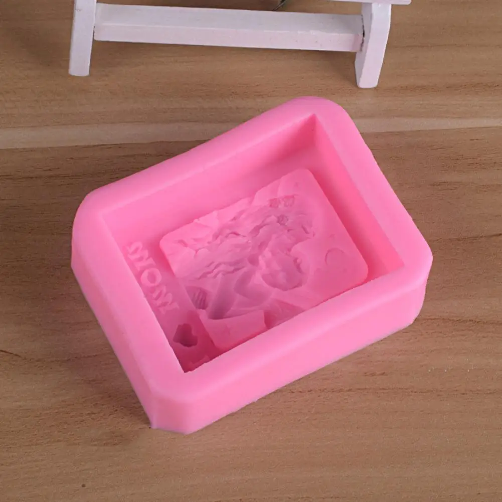 

Soap Mold Useful Super Soft Baby Mother Muffin Mold Pink Chocolate Mold