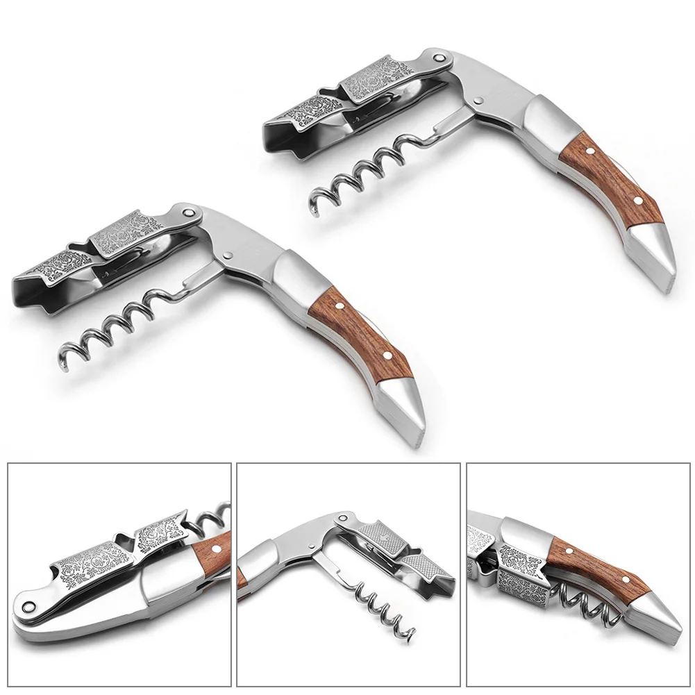 

Professional Red Wine Opener Portable Screw Corkscrew Multifunction Wine Bottle Opener Kitchen Tools Beer Openers Gift