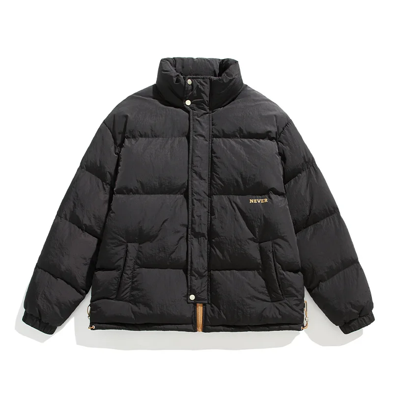 Парные мужские хлопковые пальто зимние пышные свободные парки из пуха хлопка с