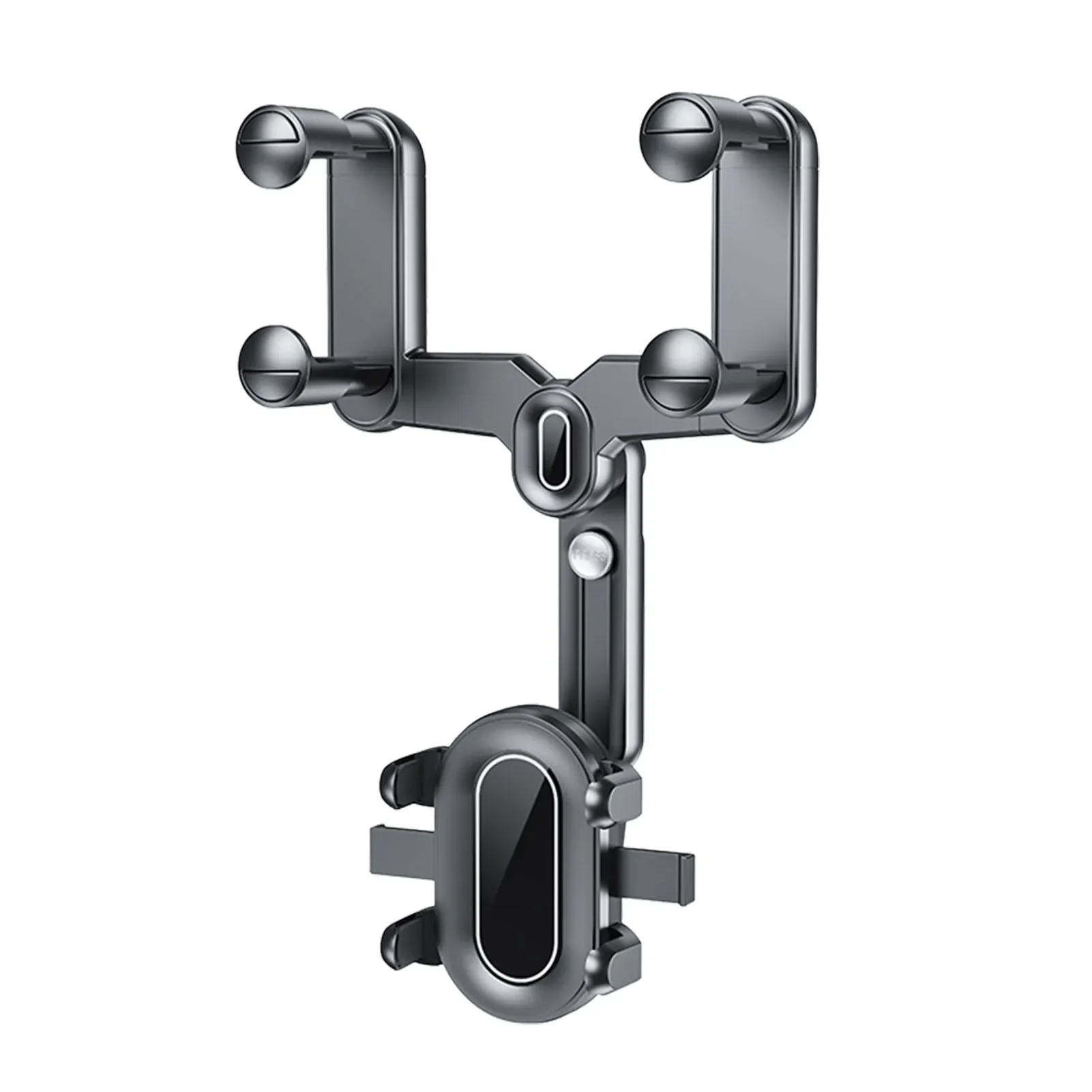 

For Cars Multifunctional Adjustable Mount Rearview Mirror Holder Durable Mobile Phones Racks With