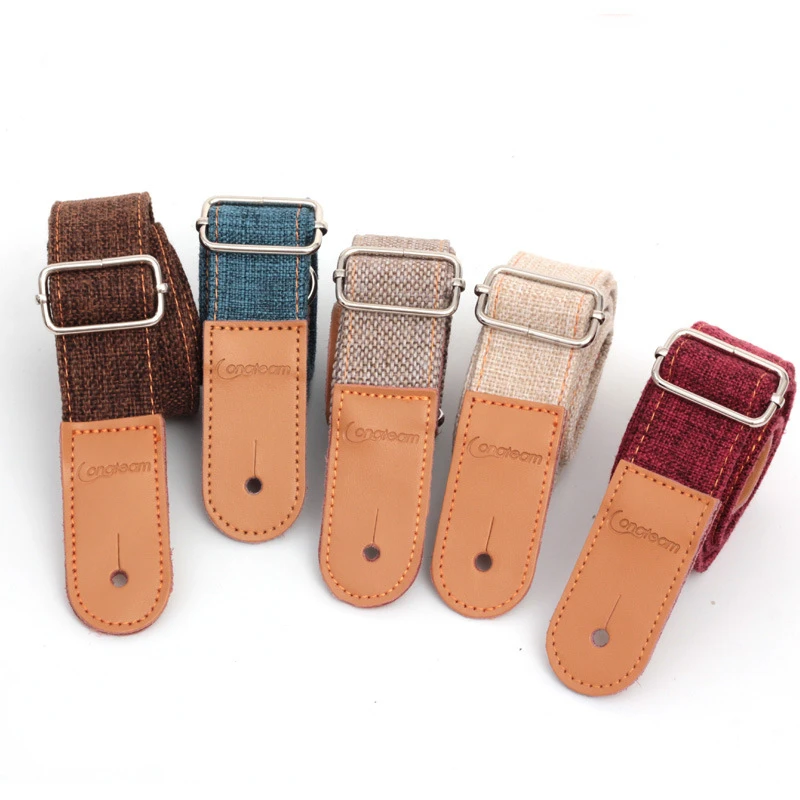 Guitar Strap Multi-Color Guitar Belts Adjustable Pure Cotton Guitar Straps for Bass Acoustic Electric Guitar Accessories Parts