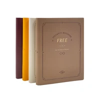 soft pu cover pure classic business colors a6 portable thick diary journal book 196p blanklined paper pocket agenda gift 2023
