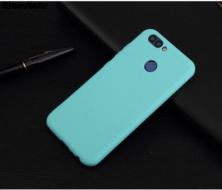 Однотонный силиконовый чехол для телефона Huawei Nova 2 Plus 2i 3 3i Y9 2018 Honor 8 9 10 P10 P20 lite P30 Pro