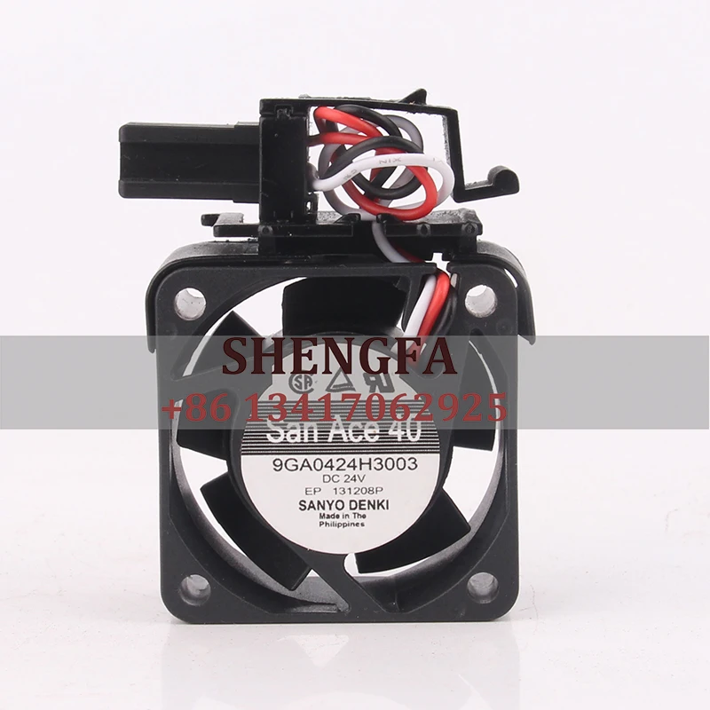 

SANYO 9GA0424H3003 Case Cooling Fan 12v 48v DC24V EC AC 40x40x28 4CM 4020 cooler axial FANUC Centrifugal exhaust industrial