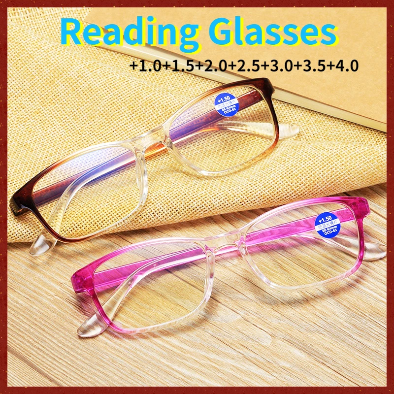 

Классические очки для чтения HD 1 шт., защитные очки от усталости, градиентные очки с защитой от сисветильник, очки для чтения для пожилых люде...