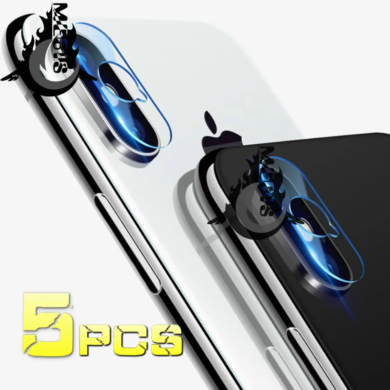

5p Camera Lens Film Tempered Glass for IPhone 11/12 Pro Max Mini Se 2020 Protective Glass on IPhone X XS MAX XR Screen Protector