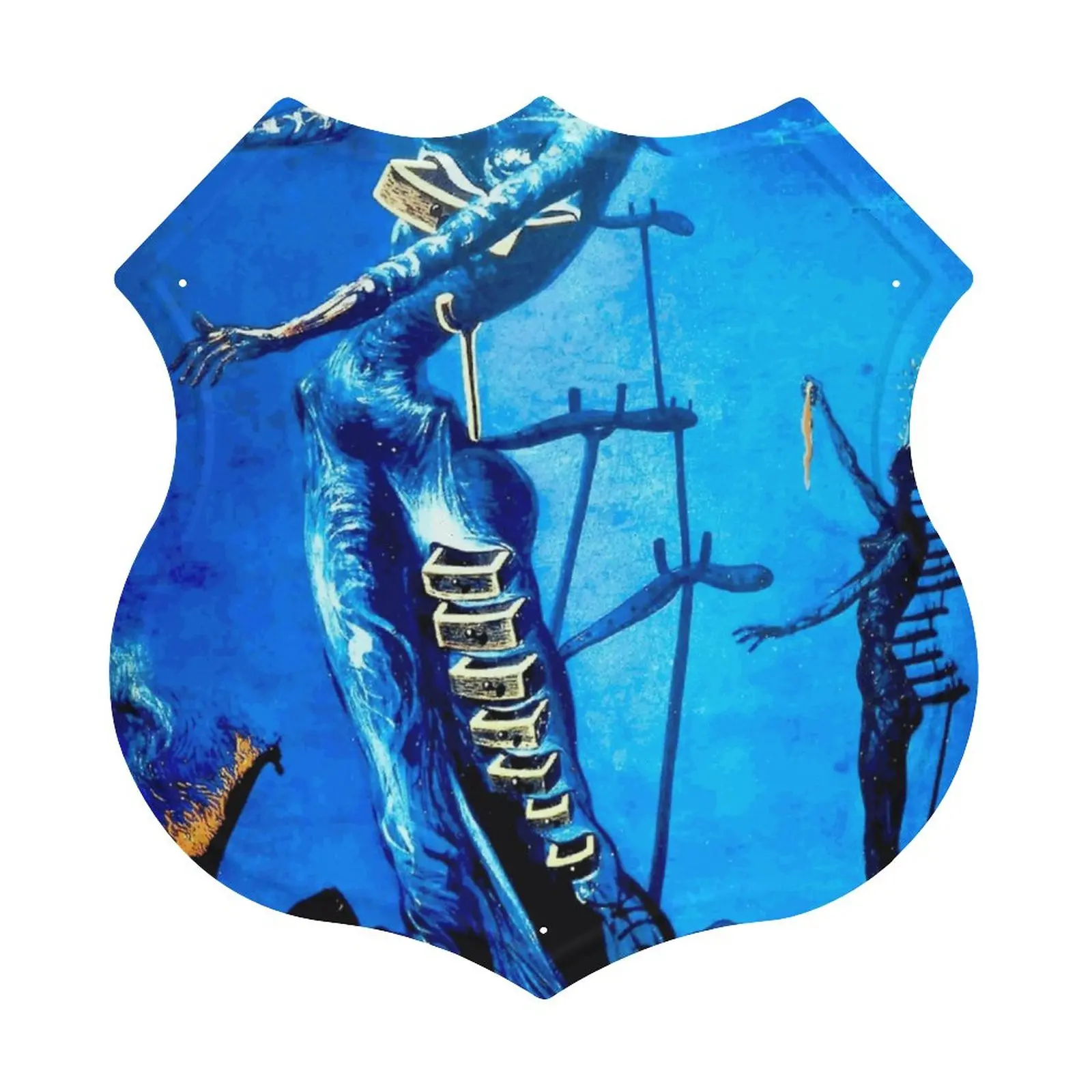 Жесткий Жираф: винтажный абстрактный принт металлический знак Декор жестяной