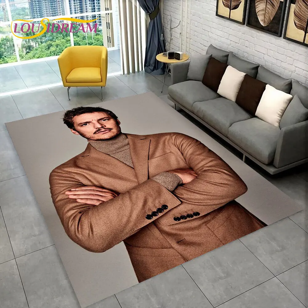 

Jose Pedro Balmaceda Pascal Photo Area Rug,Carpet Rug for Home Living Room Bedroom Sofa Doormat Decor,kids Non-slip Floor Mat 3D