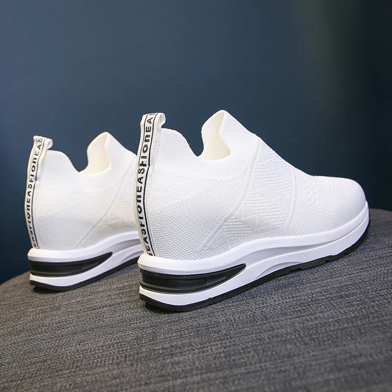 New Women Platform Sneakers Spring Fashion Women Vulcanize Shoes Lace-up Mesh Breathable Women Casual Shoes Tenis Feminino