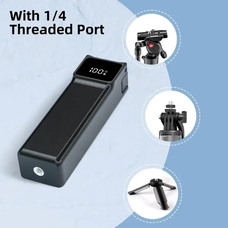 Фото Портативный аккумулятор-рукоятка Pocket 4 для DJI Osmo Pocket 3/4, зарядное устройство, аккумулятор 5000 мАч, расширение емкости №4