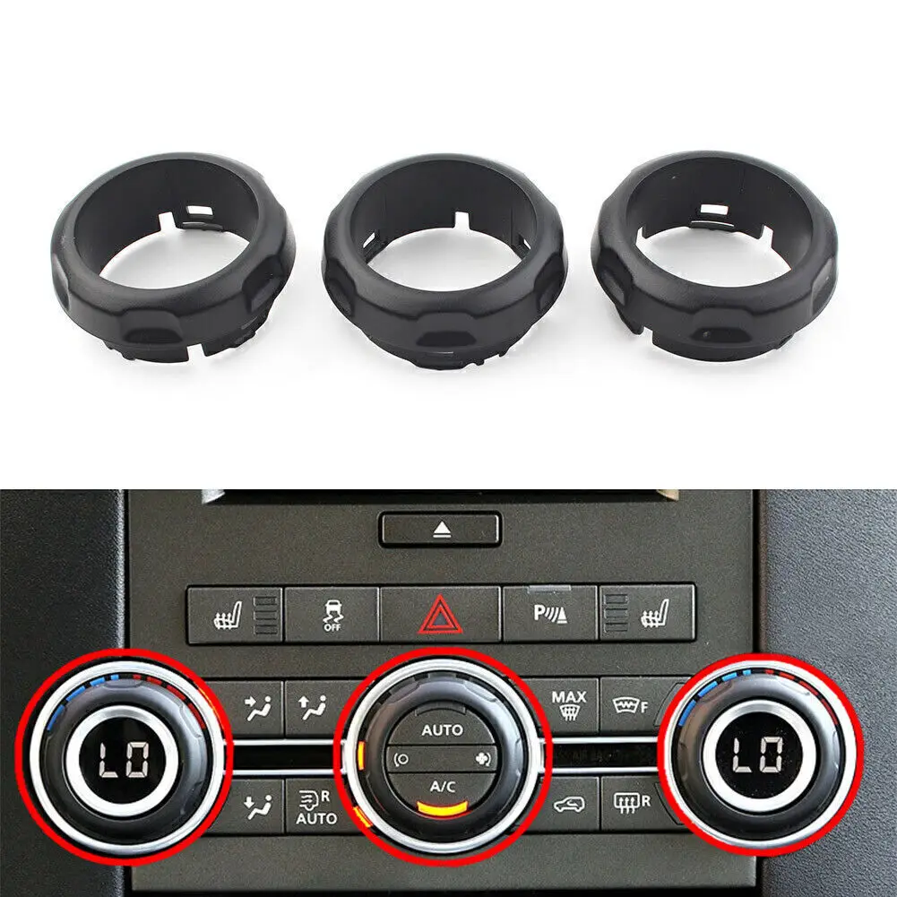 

3Pcs/1 set Car AC Air Conditioning Switch Knob Trim For Land Rover Discovery 4/Range Rover Sport LR029591
