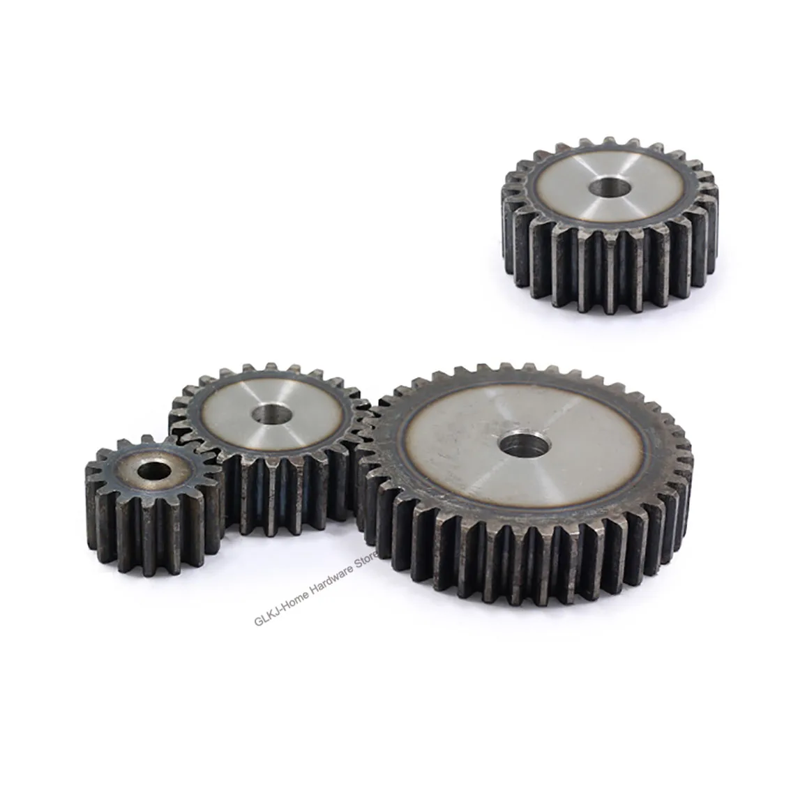 

1Pcs Module 2 Spur Gear 26-41 Tooth Thick 20mm 45# Carbon Steel Metal Transmission Pinion Gear Process Hole 10/12mm