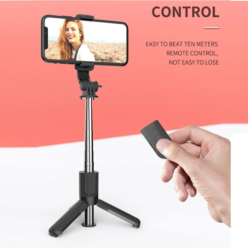 

L11 3 in 1 Wireless Bluetooth Mini Selfie Stick Foldable Tripod Expandable Monopod For Gopro For Android IOS Phone