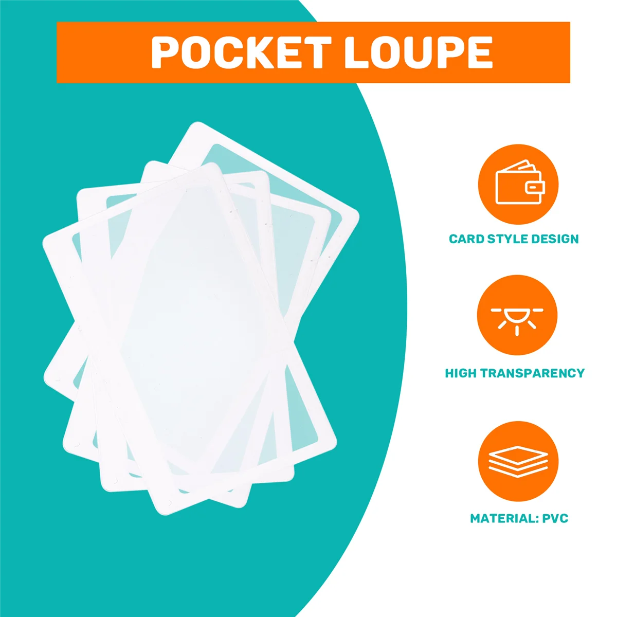 10-кратная карманная лупа / карта увеличительного стекла увеличительное стекло