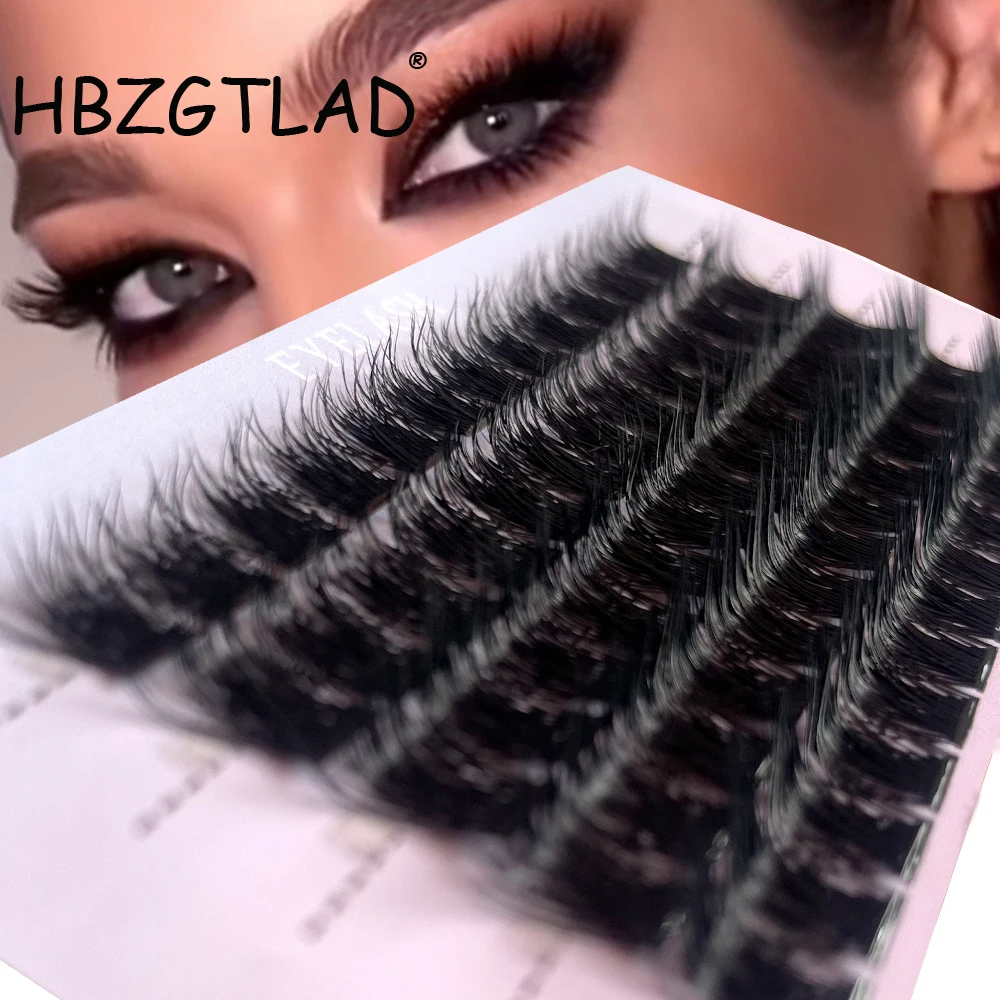 

L curl Mix 3D Fluffy Single Cluster DIY Clusters Eyelash Extension Individual Lashes Natural Segmented Eyelash Bundles Makeup