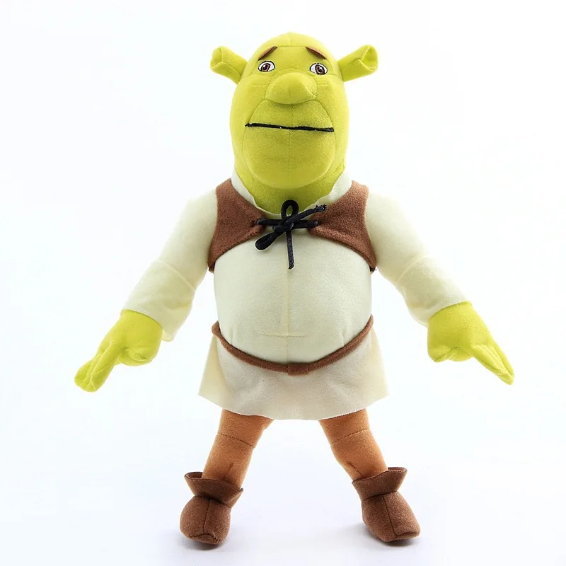 

32cm Shrek Plush Stuffed Animal Doll Pillow Soft Sleeping Toys Movies TV Collectible Toy Christmas Gift For Kids