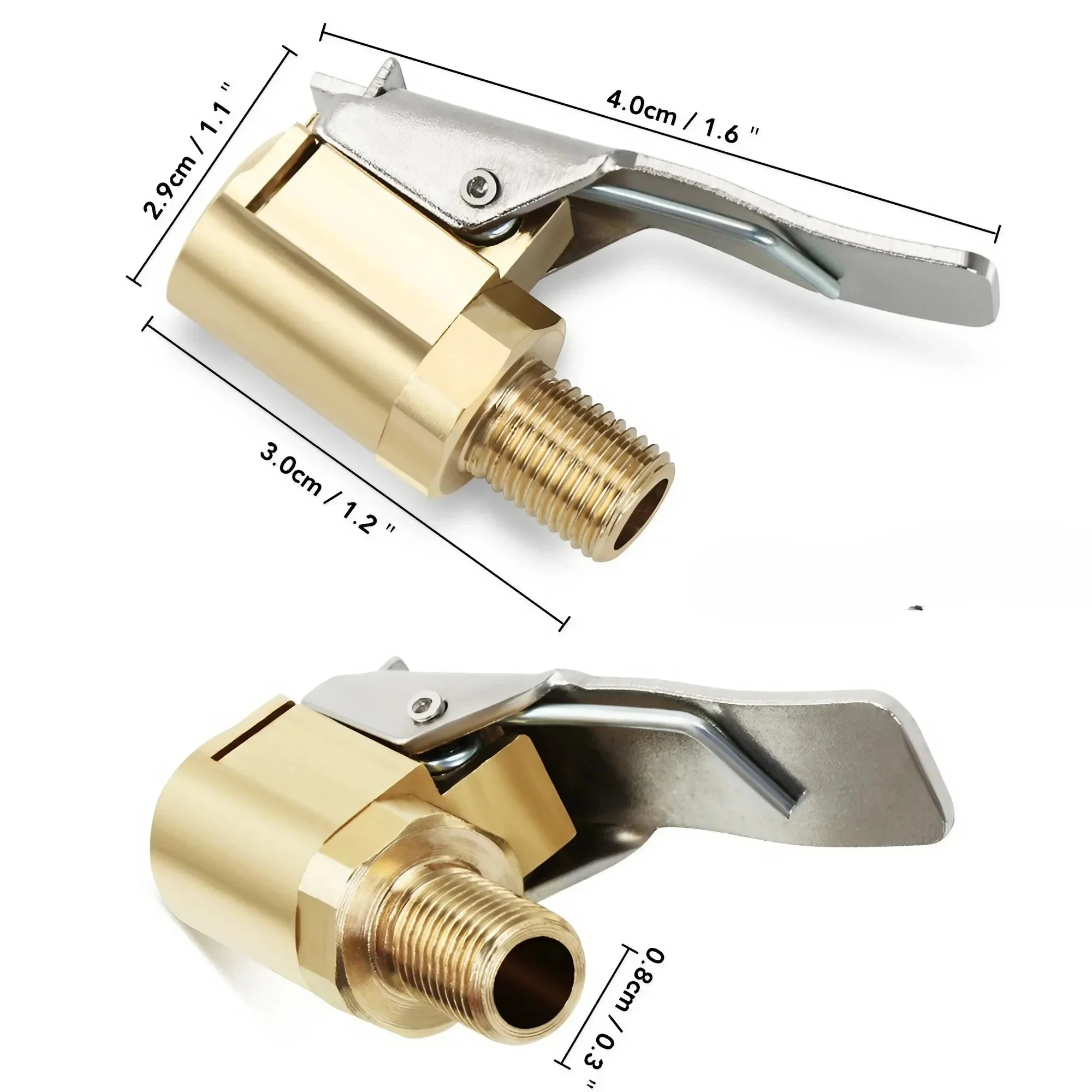 

Насадка для накачивания автомобильных шин, быстрозаполняющий воздушный насос, адаптер для резьбового сопла, насос для накачивания шин, зажим для клапана, зажим, разъем, адаптер