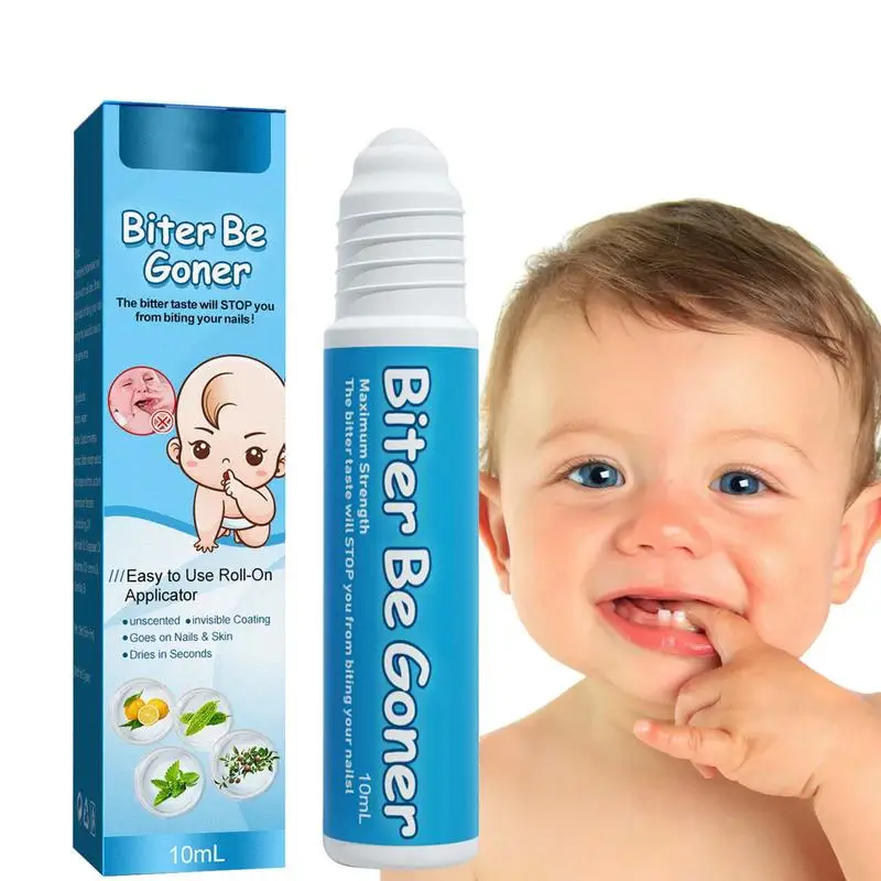 

Роликовый шар, стильная остановка всасывания большого пальца для детей, лак для ногтей с горькой водой против укусов лака для предотвращени...