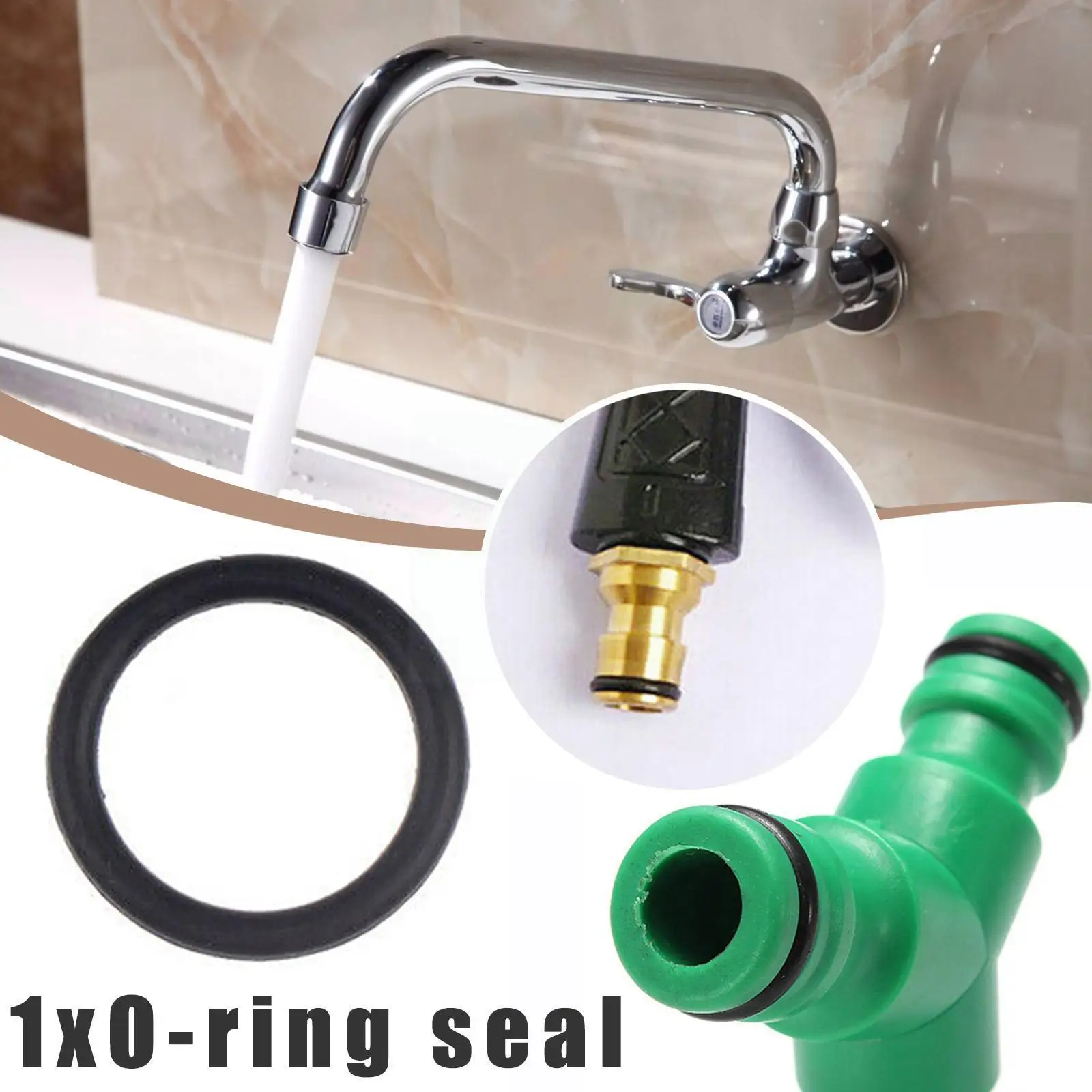 

50pcsO-Type Waterproof Rings Pipe Joint Sealing Rings Sealing Plastic Tools Food 30g Materials Garden Grade Rings X9G1