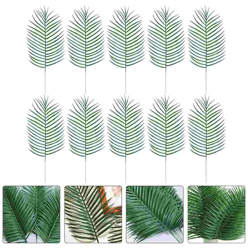 

10pcs Leaves Tropical Tropical Palm Leaves Table Decoration Party Table Decoration Large Palm Leaves Tropical Leaves Party Decor